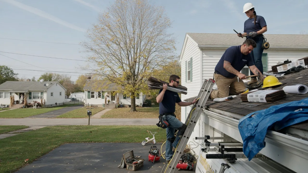 Local Roofing Contractors in Bismarck, IL near me